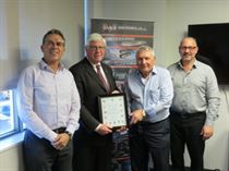 On November 07, 2016, David congratulated Massimo Tari, Rinaldo Darolfi, and Alfredo Darolfi on the Grand Opening of Darta Fleet Solutions, located in Bolton